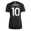 Manchester United Matheus Cunha #10 Tredjedrakt Kvinner 2025-26 Kortermet